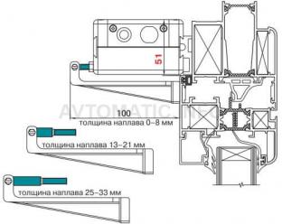 Винт регулировочный Giesse VARIA, 40 мм, наплав 13-21