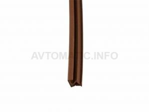 Уплотнитель для деревянных евроокон DEVENTER на наплав створки, ширина паза 3 мм, ТЭП, коричневый RAL 8002