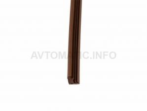 Уплотнитель для деревянных евроокон DEVENTER на наплав створки, ширина паза 3 мм, ТЭП, коричневый RAL 8002