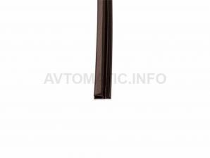 Уплотнитель для деревянных евроокон DEVENTER на наплав и фальц створки, ширина паза 3 мм, ТЭП, темно-коричневый RAL 8014